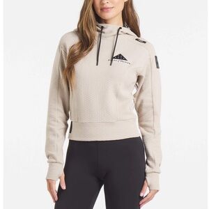 UNRL X FOLDS OF HONOR LTD. ASCEND HOODIE in Sand Size Medium